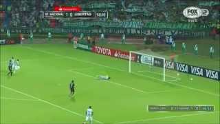 Atlético Nacional 4  0 Libertad Copa Libertadores 2015 [upl. by Ecnahs814]