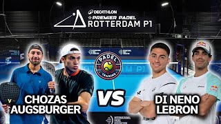 ROTTERDAM PREMIER PADEL P1🇳🇱 Augsburger Chozas vs Di nenno Lebron Highlights [upl. by Imoyn483]