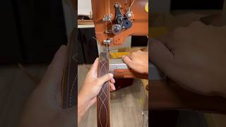 POV Sewing a Leather Belt [upl. by Naomi]