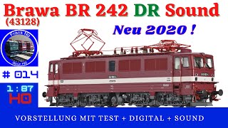 Brawa H0 BR 242 E42 DR Neu 2020 43128 [upl. by Drawd106]