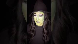 Wicked Elphaba Inspired Creative makeup 💚 wikedwitch elphaba [upl. by Whalen]