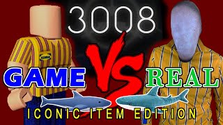 SCP 3008 ROBLOX GAME VS REAL LIFE ICONIC ITEM EDITION  INFINITE IKEA [upl. by Imhskal]