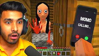 i Found Scary Girl MOMO 😱 in Minecraft  Minecraft Horror [upl. by Eadmund]