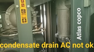 Condensate drain AC not ok  How to remove warning in Automatic Drain Valve [upl. by Oliy552]