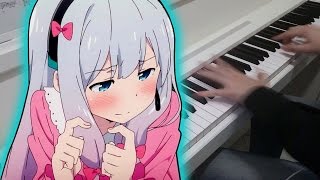 Eromanga Sensei OP  Hitorigoto Piano Cover [upl. by Aisitel]