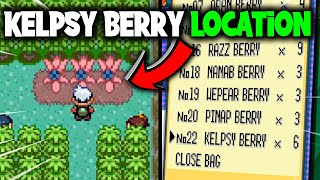 HOW TO GET THE KELPSY BERRIES ON POKEMON EMERALD [upl. by Travus]