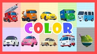 Color Song  Learn colors with Tayo the Little Bus [upl. by Ekalb]