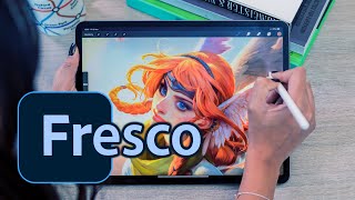 Adobe Fresco Tutorial for Beginners  2024 [upl. by Eartnoed]