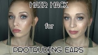 High Ponytail Trick that Hides Big Ears [upl. by Annaxor]