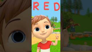 Meet The Color Red Learn Colors shorts nurseryrhymes kidssongs shortvideo [upl. by Treulich]