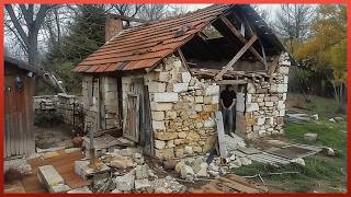 Man Buys Old Ruin and Renovates it into Amazing Tiny HOUSE  Start to Finish byWorksandmechanic [upl. by Alexandrina785]