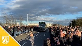 Fans feiern Borussia Mönchengladbach trotz Geisterspiel [upl. by Ailero738]