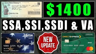 HUGE UPDATE 1400 Stimulus Payment For SSI SSA SSDI amp VA Recipients  Credit Viral [upl. by Tomasina]