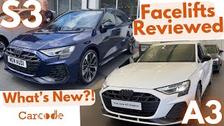 Audi A3S3 Facelift Review 2024 Changes Explained UK4K  Carcode [upl. by Eiahpets]