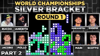 Who survives Round 1 of Silver Bracket  Classic Tetris World Championship [upl. by Weisler216]