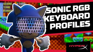 Customize Your Keyboard With Sonic Frontiers Color Profiles [upl. by Ahsieyt]