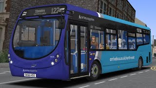 OMSI 2  Arriva Sapphire Style On Westcountry V303 Route 122  Studio Polygon Lite [upl. by Ellemac]