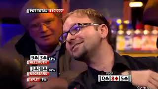 Daniel Negreanu vs Phil Hellmuth [upl. by Aserat]