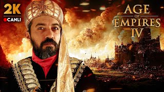 🔴 EFSANE SAVAŞLAR GECESİ  Age of Empires IV 2K [upl. by Haidadej]