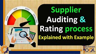 How to do Supplier Auditing amp Supplier Rating  Purchase Logistics  Explained with example [upl. by Aivato]