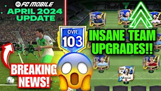 NEW Life Changing UPDATES in FC Mobile 24  Team Upgrades Road to 105 ovr [upl. by Alilahk531]