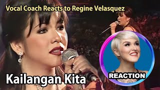 Vocal Coach Reacts to Regine Velasquez  Kailangan Kita｜國外聲樂老師點評黎晶 reginevelasquez filipinosinger [upl. by Eglantine822]