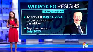 Wipro CEO Thierry Delaporte Steps Down Srinivas Pallia Named New CEO  N18V  CNBC TV18 [upl. by Kwon]