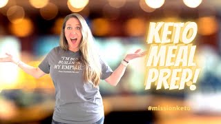 KETO MEAL PREP  MEAL PREP WITH ME  COUNTING TOTAL CARBS  BACK TO BASICS KETO  TRYING NEW RECIPES [upl. by Dett]