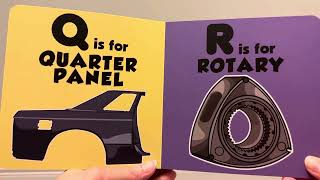 Read to Me  ABCs for Future Race Car Drivers  Fast Kids Club Car ABCs Read Out Loud [upl. by Millard]