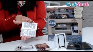 Tim Holtz Sizzix Sidekick Die Cutting Machine  Unboxing Setup amp Demo [upl. by Sucrad]