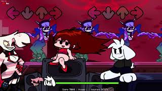 MOD Friday Night Funkin  Party In The Hell  Angel Dust VS Asriel  Satin Panties And High [upl. by Nahsed648]