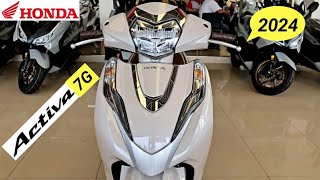 Honda Activa 7G 2024 Model Launched in india  PriceFeatures  Activa new 2024 Model [upl. by Kieryt]