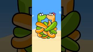 What Happens When Snakes Fall in Love  Hooray Kids Songs hooraykidssongs shorts snakes [upl. by Aneehsar]