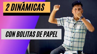 2 Dinámica  Rompe Hielos CON BOLITAS DE PAPEL  FACIL [upl. by Eelyek702]