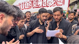 9th Muharram 2024 Dasta E Abbasia Trespone New Balti Noha  Liyaqat Ali Zaeeri  muharram2024 [upl. by Valina]