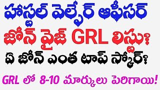 💥HWO జోన్ వైజ్ GRL లిస్ట్ జోన్ టాప్ స్కోర్ [upl. by Odoric799]