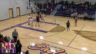 High School Boys Basketball Dodgeville at Barneveld January 4 2022 [upl. by Siekram]