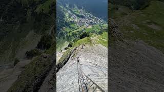 Switzerlands Most EXTREME Via Ferrata  Daubenhorn [upl. by Richman]