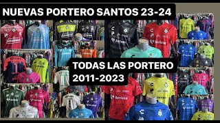 Nuevas Camisetas Portero Santos Laguna 202324  TODAS las camisetas de Portero desde 20112023 [upl. by Aerdnek929]