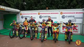 Birmingham Brummies Speedway BTS Team Pictures With Mangers [upl. by Mckeon]