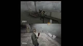 Silent Hill 2  2001  vs Silent Hill 2 Remake  2024  gameplay gaming [upl. by Artied]