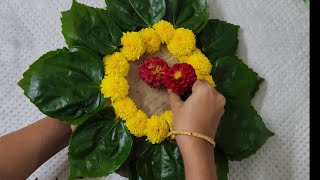 Quick and Easy Background decoration Ideas  varamalakshmi amp Ganesh decoration Ideas at Home viral [upl. by Idid]