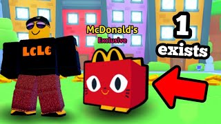 i FLEW to ASIA for McDonalds Pet Sim HAPPY MEAL EASY QR CODE Pet [upl. by Singer]