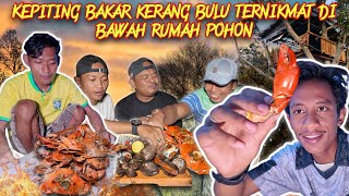 KEPITING BAKAU amp KERANG BULU BAKAR SAMBAL GULA PEDAS GURIH SAAT MAGHRIB [upl. by Aynodal]