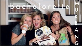 A Bachelorette Mukbang ft Vic and Claire  fakerachelfreeman [upl. by Repinuj]