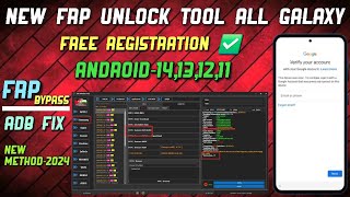 💥Finally Samsun New Frp Tool Free Registration 💥Adb Error Fix All Frp Unlock Done✅ Android 121313 [upl. by Nossila765]