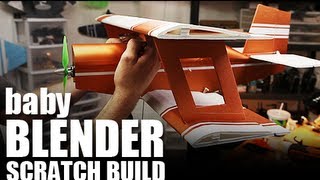 Flite Test  Baby Blender Biplane  Scratch Build [upl. by Aliac56]