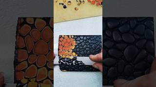 Colorful mokume gane  bright pebbles diy artandcraft art ploymerclay abstractart howtomake [upl. by Iphigenia]