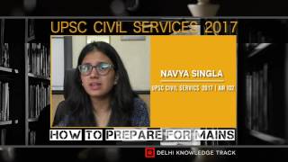 How to crack civil services in one year  By AIR102 Navya Singla [upl. by Atinehc]