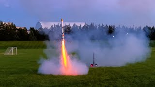 Propulsive Landing Model Rocket Attempts [upl. by Meehan]